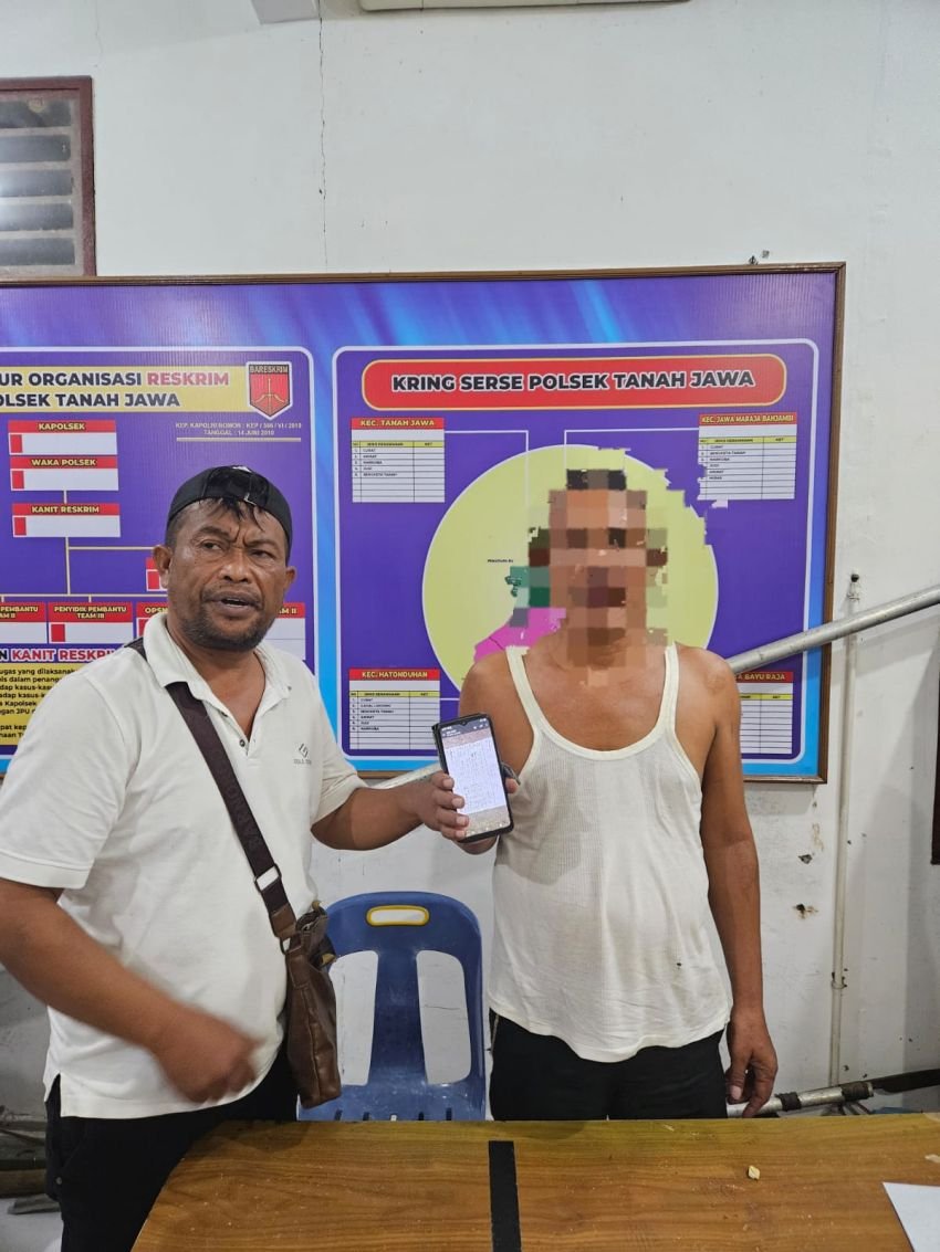 Polsek Tanah Jawa Ringkus Pelaku Judi Kim Hongkong di Warung Tuak