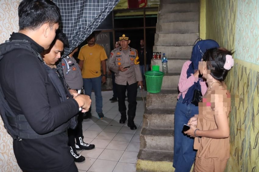 Polres Labuhanbatu Gelar Razia, Enam Orang Terjaring