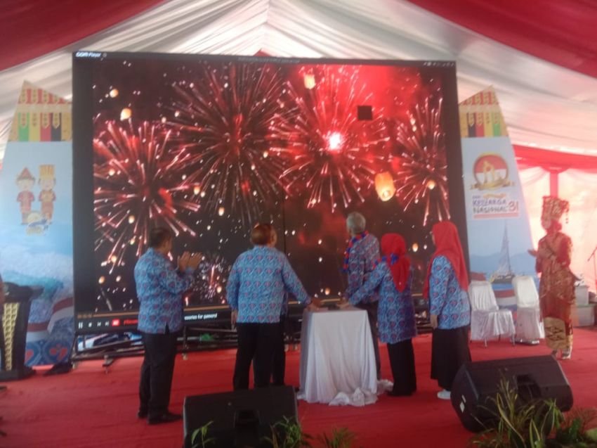Tanpa Pj Gubsu BKKBN Launching Population Clock di Harganas Ke 31 Kota Sibolga