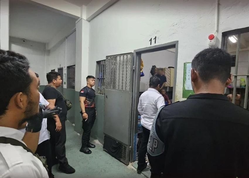 Lapas Pancur Batu Gelar Razia Rutin Kamar Hunian WBP