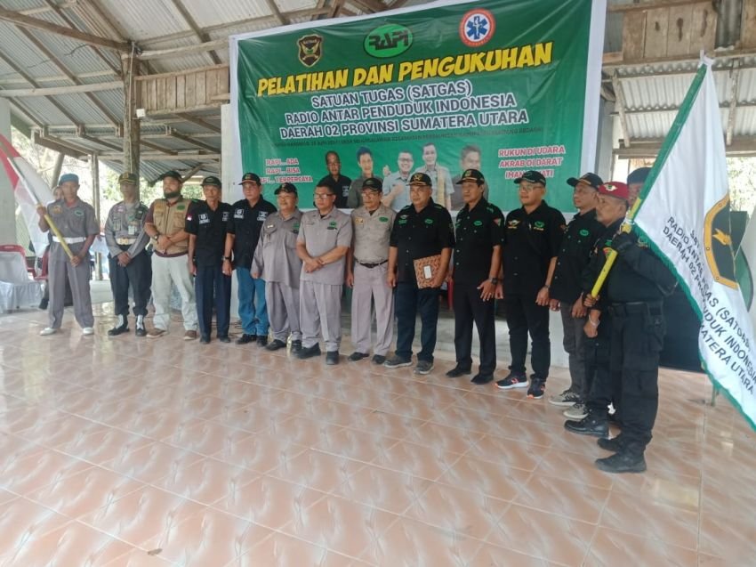 Satgas RAPI Daerah 02 Provinsi Sumut Diketuai Drs H Alzan Akbar Lumban Gaol Dikukuhkan