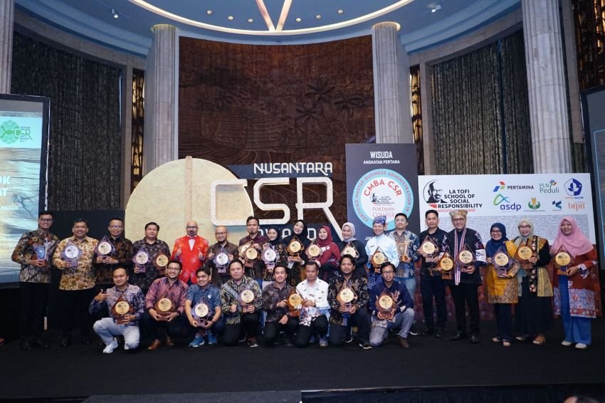Pertamina Parta Niaga Regional Sumbagut Raih Sembilan Platinum Elit Nusantara CSR Award 2024