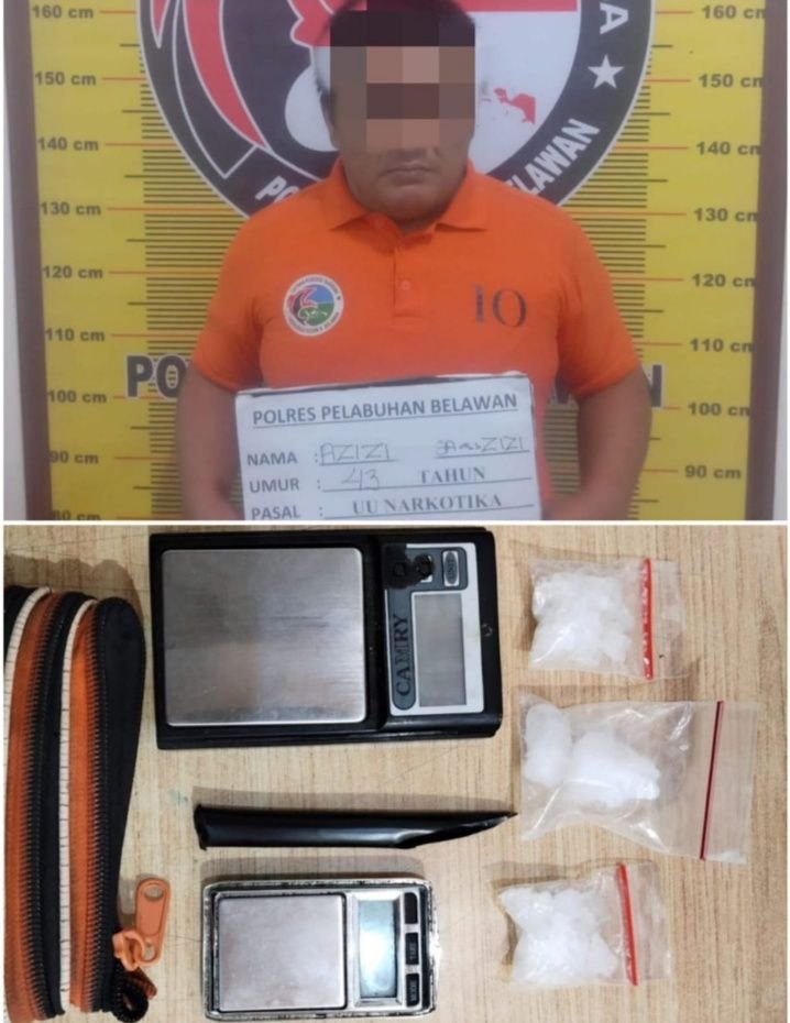 Pengedar Narkoba di Uni Kampung Belawan Gol