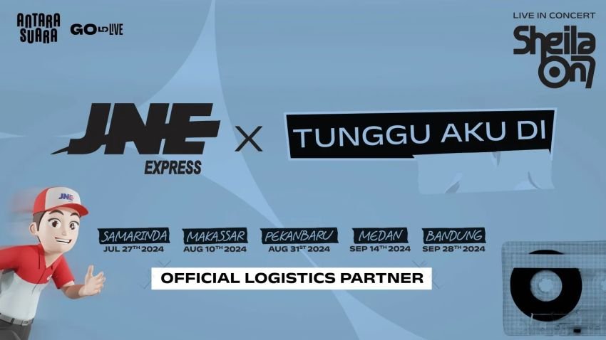 JNE Express Mitra Logistik Resmi Konser Sheila On 7 &ldquo;Tunggu Aku&rdquo; di 5 kota