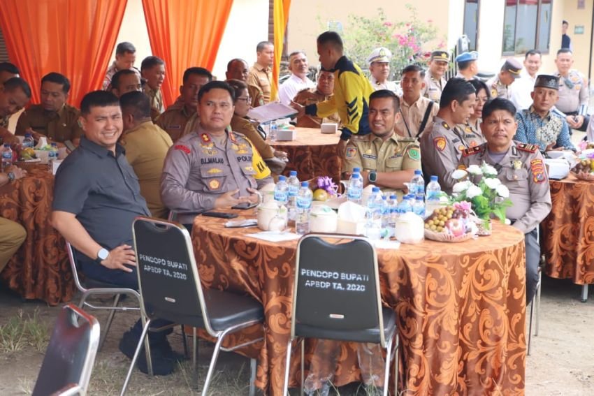 Kapolres Labuhanbatu & Bupati Hadiri Pembangunan Polsek Kualuh Hulu