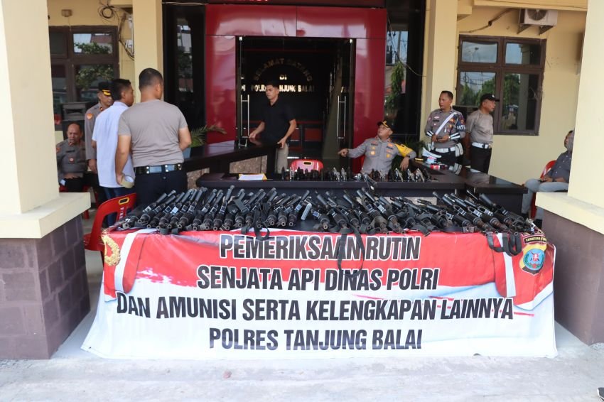 Kapolres Tanjungbalai Cek Senpi