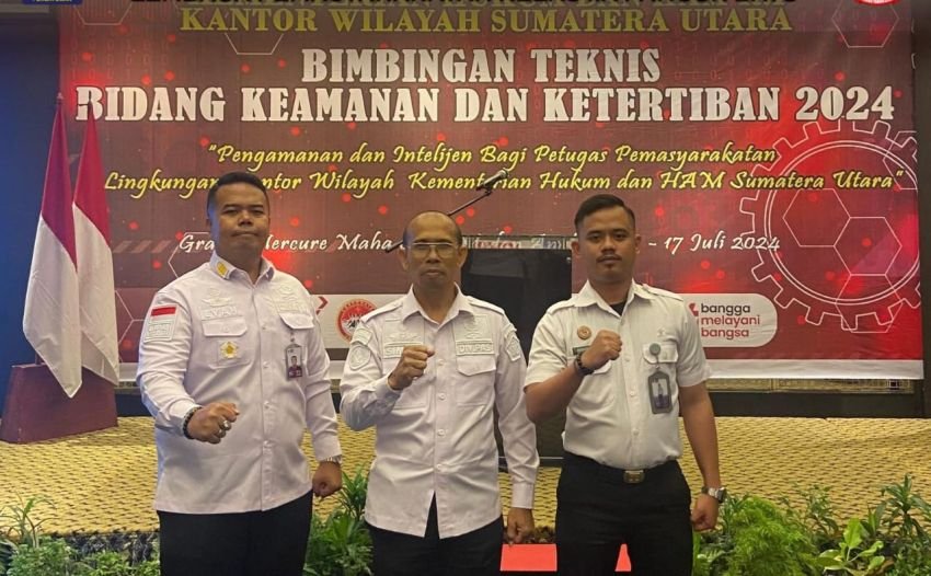 Komitmen Bersama Menjaga Kamtib, Lapas Pancur Batu Hadiri Penutupan Bimtek Keamanan dan Ketertiban