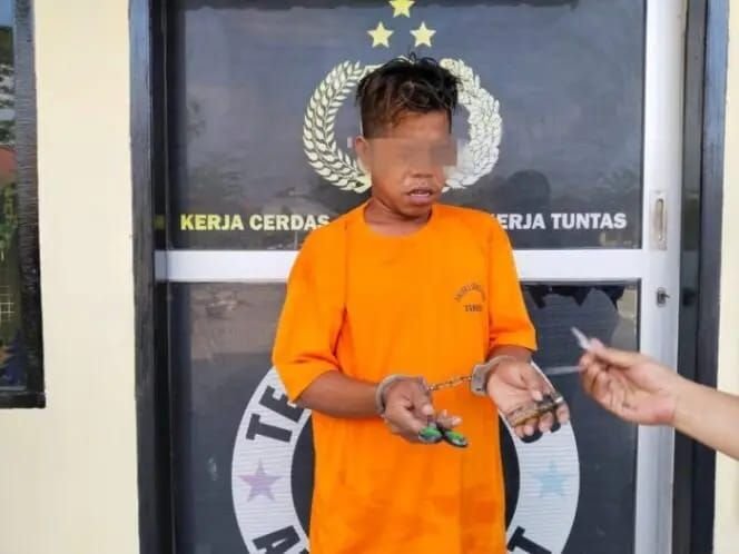 Sempat Kejar - Kejaran Dengan Petugas Pelaku Kepemilikan Sabu akhirnya Berhasil Diringkus Polsek Labuhan Ruku