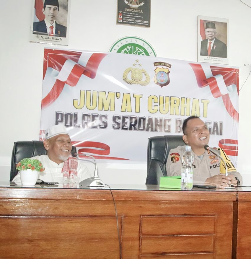 Jumat Curhat, Pendekatan Religius Kapolres Sergai kepada MUI dan Tokoh Agama