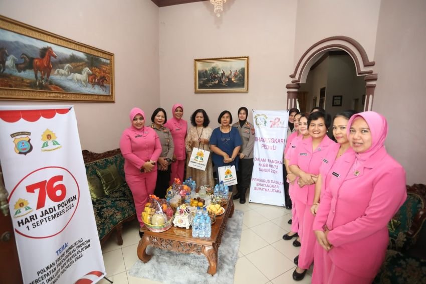 Pimpin Anjangsana Ibu Wakapolda : Kami tetap dan terus perduli !