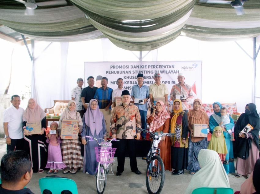 BKKBN Sumut Bersama Komisi IX DPR RI Laksanakan Promosi dan KIE Percepatan Penurunan Stunting di Asahan