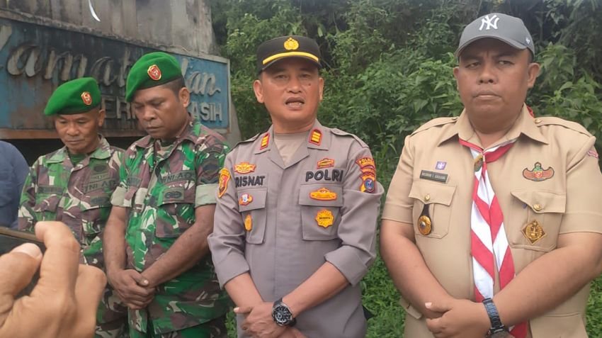 Kapolsek Pancur Batu "Ratakan" Barak Judi dan Narkoba diperbatasan Tanah Karo Deliserdang