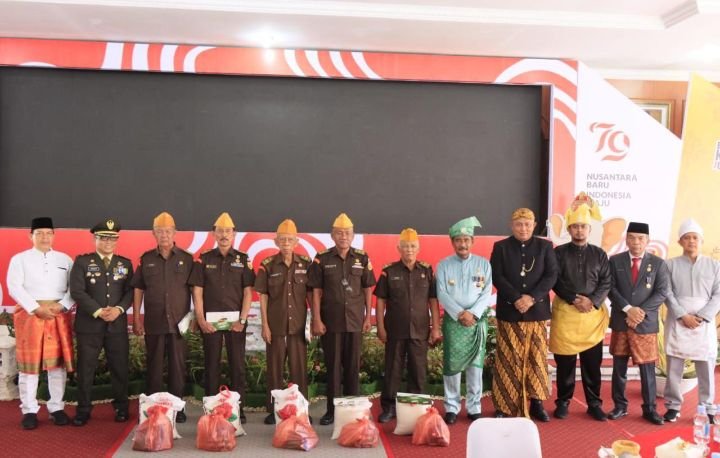 Gelar Resepsi Kenegaraan HUT Ke-79 RI, Pemko Binjai Berikan Tali Asih Kepada Para Veteran