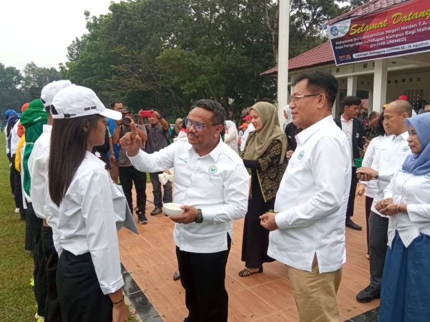PKKMB 2024, Rektor Unimed Tepungtawari 8.849 Mahasiswa Baru