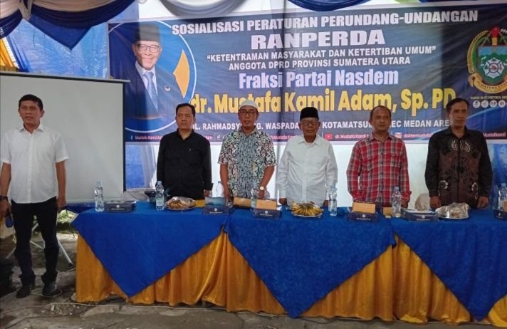Anggota DPRD Sumut dr.Mustafa Kamil Adam,Sp.PD Tekankan Pentingnya Menjaga Ketertiban Umum