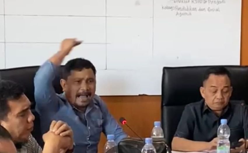 Anggota DPRD Medan Janses Simbolon Tegur Sekolah Sampoerna Academy