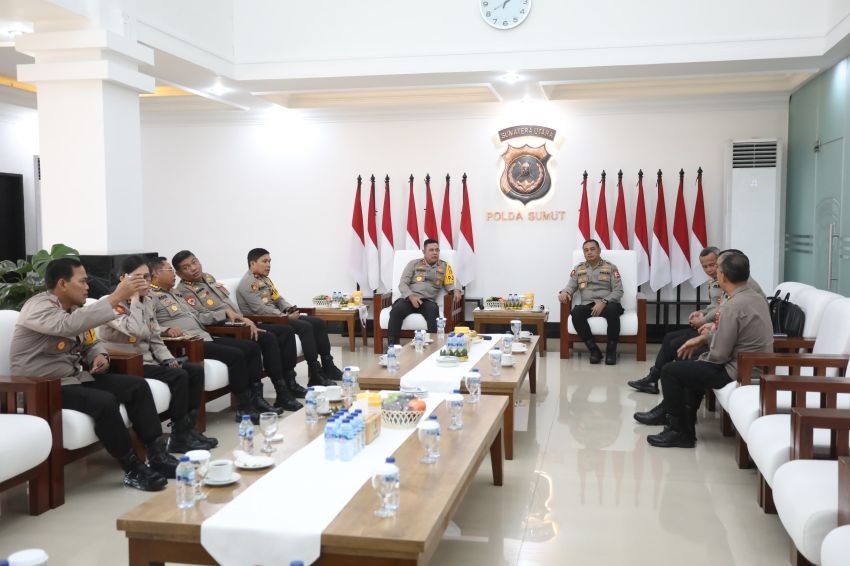 Kapolda Sumut Terima Kunker Ka Divkum Mabes Polri, Bahas Penguatan Sistem Hukum
