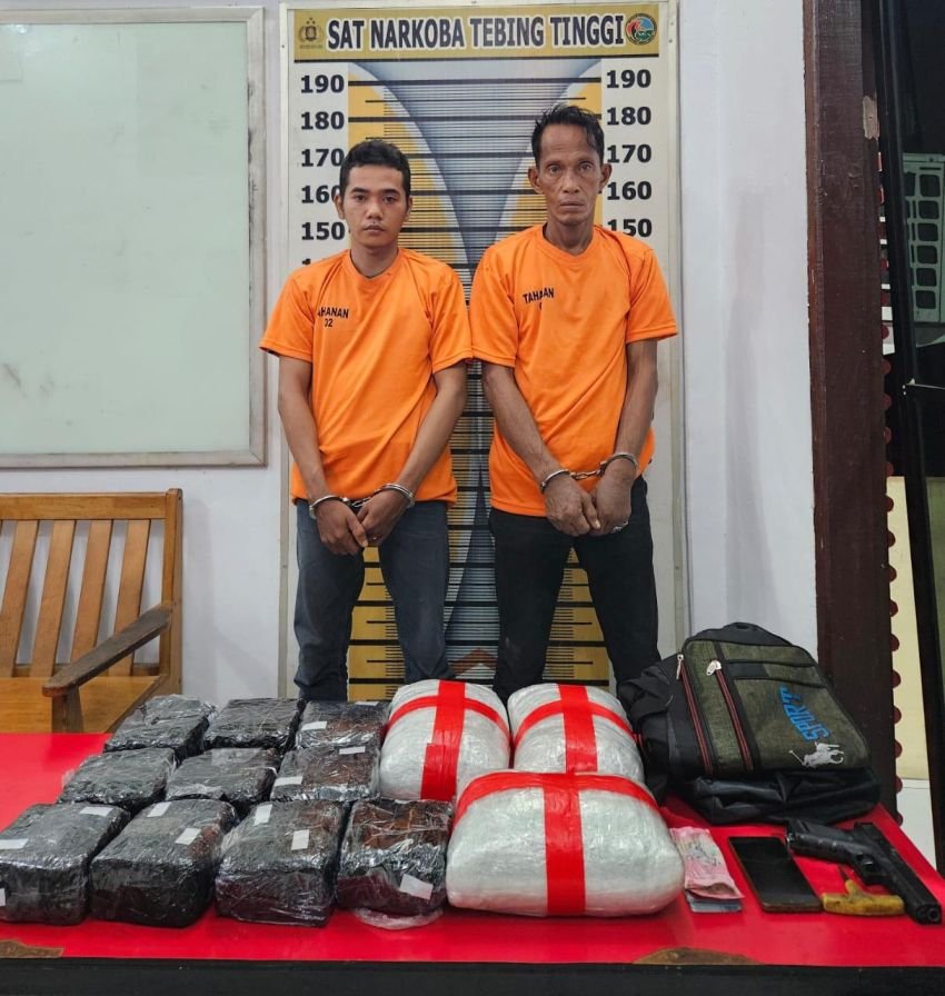 Polres Tebingtinggi Ungkap Peredaran 30 ribu Extacy dan 10 kg Sabu, 2 Pelaku Diamankan