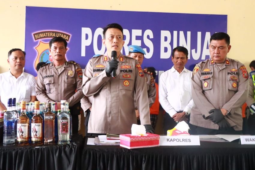 Polres Binjai Selama Operasi Patuh Toba Tilang 547 Kasus Lalu Lintas