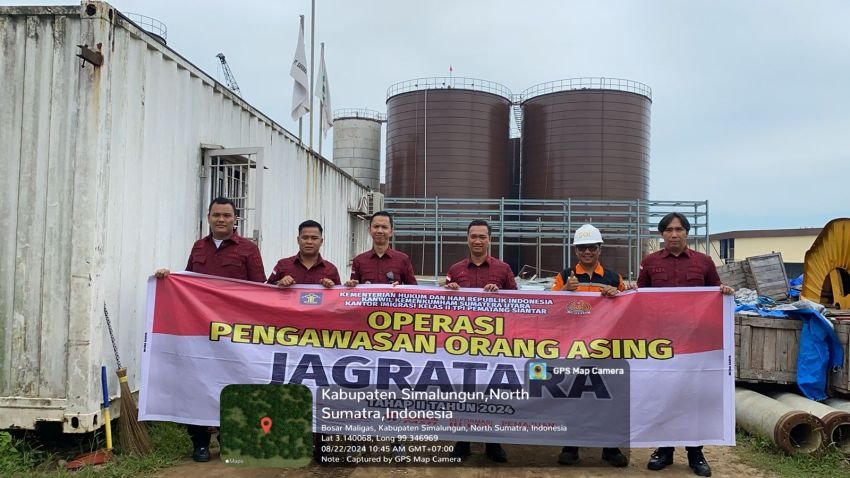 Kantor Imigrasi Kelas II TPI Pematangsiantar Laksanakan Operasi Jagratara Terhadap Orang Asing