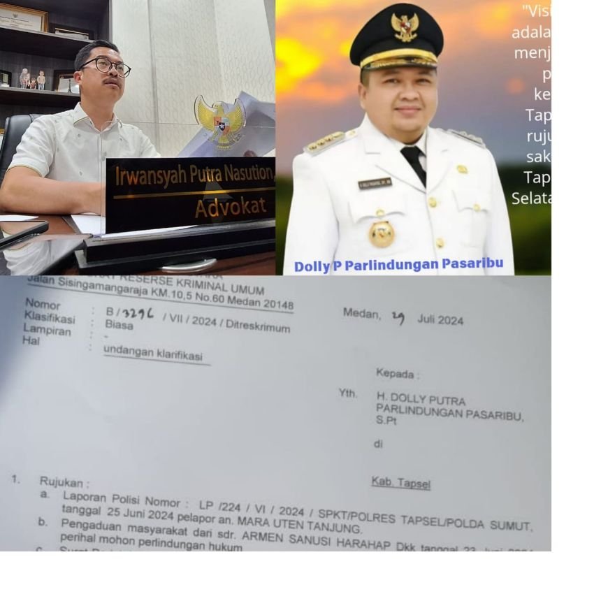Bupati Tapsel Dolly Pasaribu Mangkir Dari Panggilan Polda Sumut