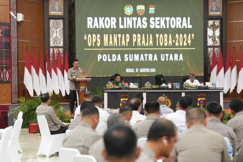 Kapolda Sumut Pimpin Rakor Lintas Sektoral : Wujudkan Pilkada Serentak 2024 yang Aman, Damai dan Demokratis