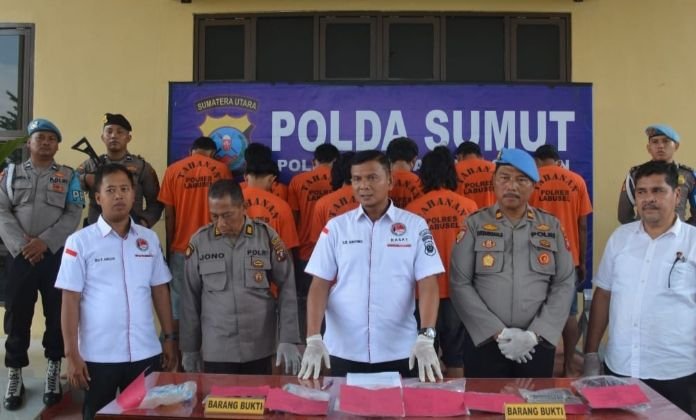Dua Pekan Ungkap 6 Kasus,  Polres Labusel Ringkus 5 Residivis Narkoba