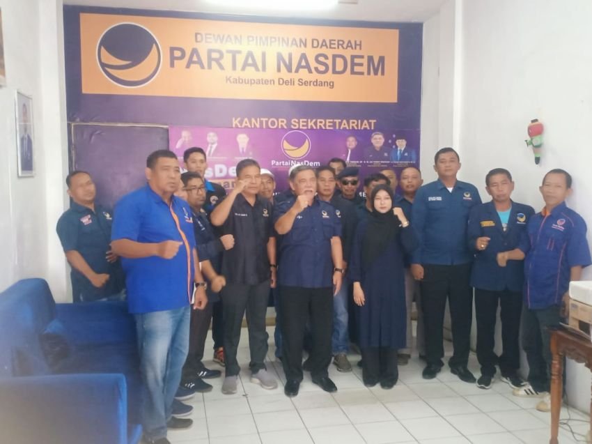 Ucapkan Terima Kasih Kepada Ketum dan PSP, Partai NasDem Se Deli Serdang Siap Menangkan Yusuf Siregar Di Pilkada