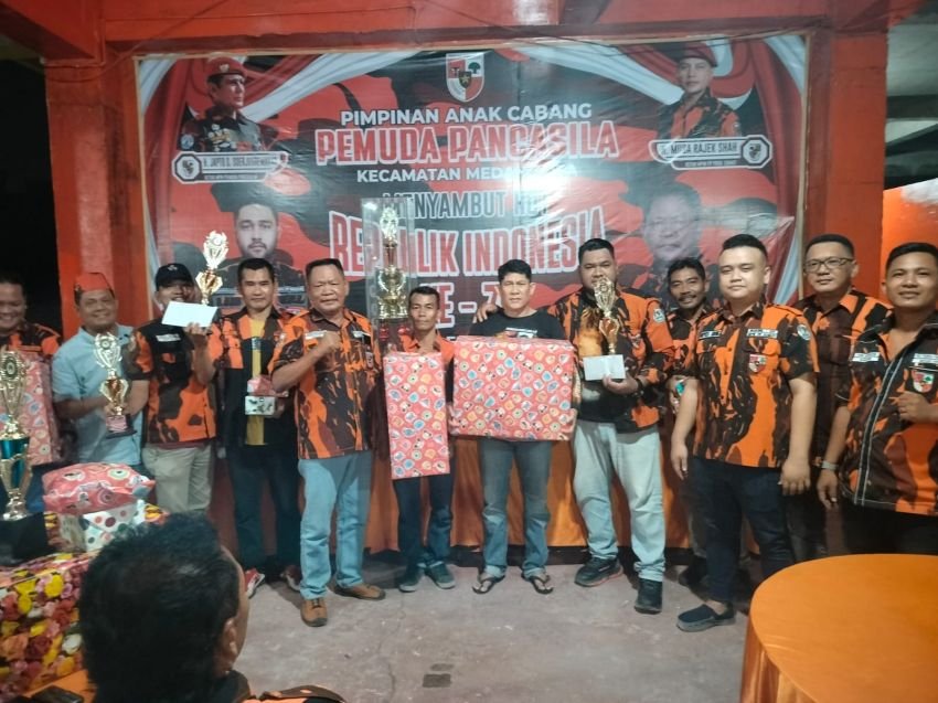 Pemuda Pancasila Sukaramai II Ranting Terbaik se Kecamatan Medan Area