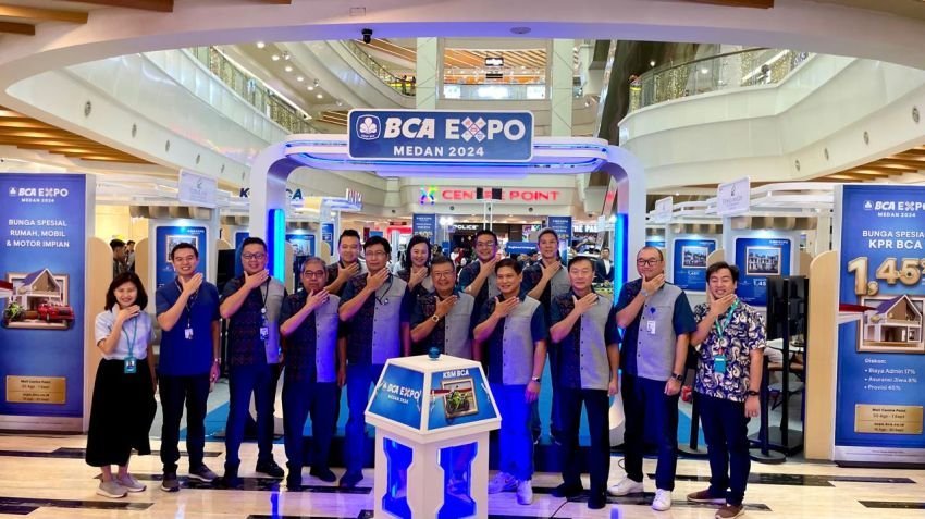 Horas! BCA Expo 2024 Hadir di Medan,Suguhkan Bunga Spesial KPR Mulai dari 1,45% dan KKB Mulai 2,45%