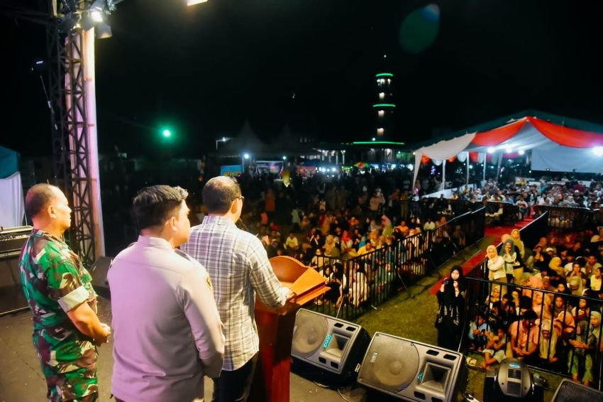 KPU Bersama Pj  Bupati Heri Wahyudi Luncurkan Sitembakul Sebagai Icon Jingle dan Maskot Pilkada Batu Bara 2024