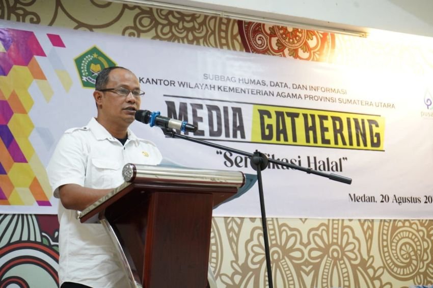 Gelar Media Gathering, Kanwil Kemenagsu dan Insan Pers Bahas Sertifikasi Halal