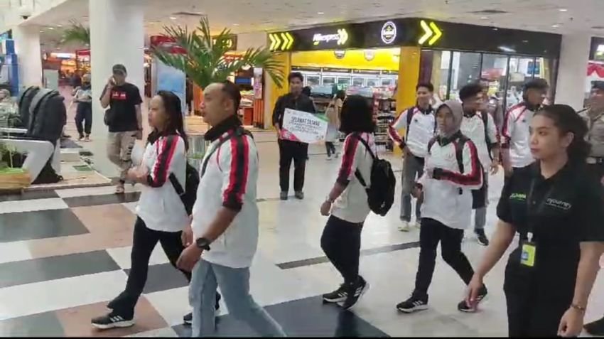 Kontingen Jambi Tiba di Bandara Kuala Namu Internasional Airport&nbsp;