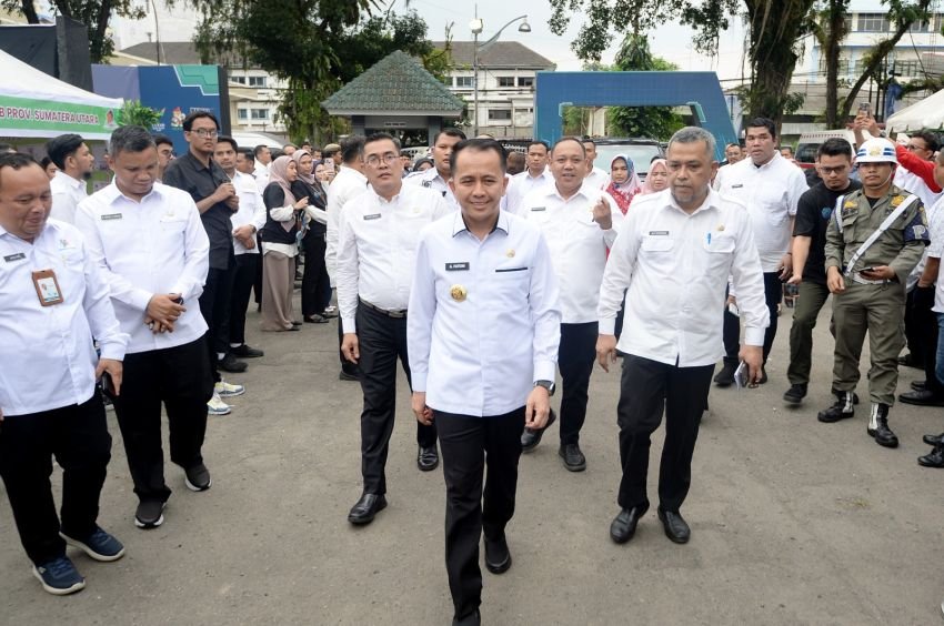 Pj. Gubsu Fatoni : Setiap Kabupaten/Kota Harus Saling Salip Inovasi Kerja