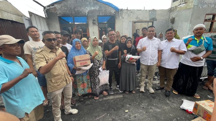 Bacalon Wakil Wali Kota Medan, H. Zakiyuddin Harahap SE, Kunjungi Korban Kebakaran&nbsp;