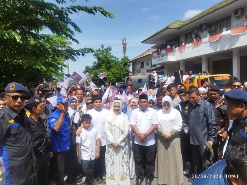Daftar ke KPU, Pasangan Maya -Jamri Beri Sinyal Kemenangan Masyarakat Labuhanbatu