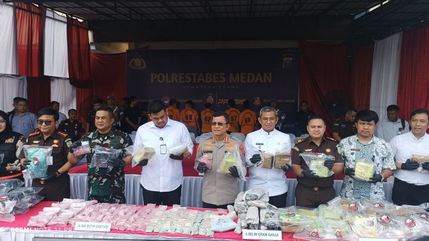 Polisi Gagalkan Peredaran 31 Kg Sabu di Tol Medan-Tebingtinggi, 2 Kurir Asal Tanjungbalai Ditangkap