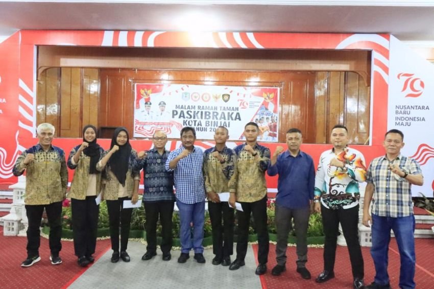 Malam Ramah Tamah Paskibraka Binjai, Wali Kota Sampaikan Terima Kasih