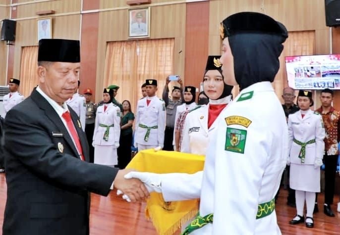 Paskibraka Simalungun Dikukuhkan