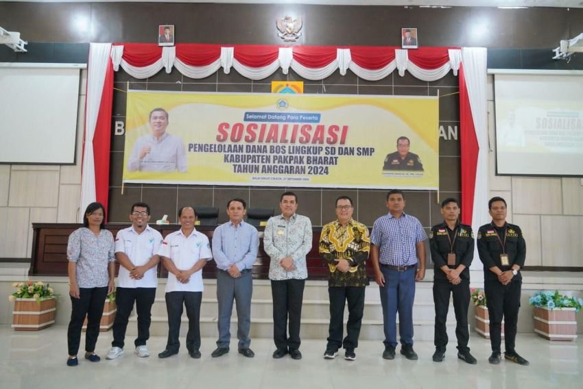 Pjs Bupati Nasrindo Buka Sosialisasi Pengelolaan Dana Bos Tingkat SD & SMP