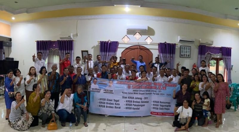 KRSB Jawa Tengah - DIY Dukung Paslon Cabup dan Cawabup Samosir Vandiko Gultom - Ariston Tua Sidauruk