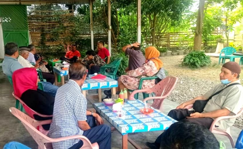 Wartawan Tolak Oknum Diduga Suruhan Pihak yang Ingin Kuasai Lahan PWI Sumut