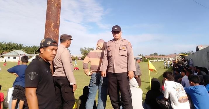 Polres Sergai Pengamanan Turnamen Sepakbola Piala Forkopimda, Pastikan Pertandingan Aman