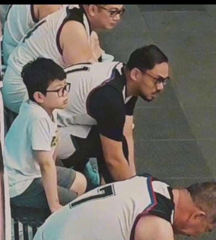 Dokter Donal Anjar Simanjuntak ikuti laga Basket Piala Dandim 0203 Langkat - Kapolres Binjai