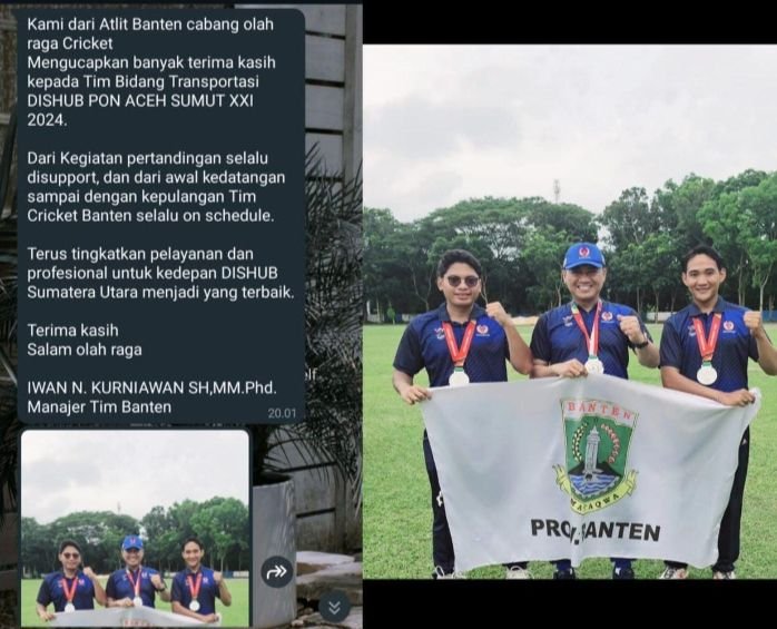 Kontingen Cricket PON XXI Apresiasi Layanan Transportasi Sumut, Kadishub Sumut: Ini Hasil Kerja Keras Tim dan Sinergi Antar Bidang