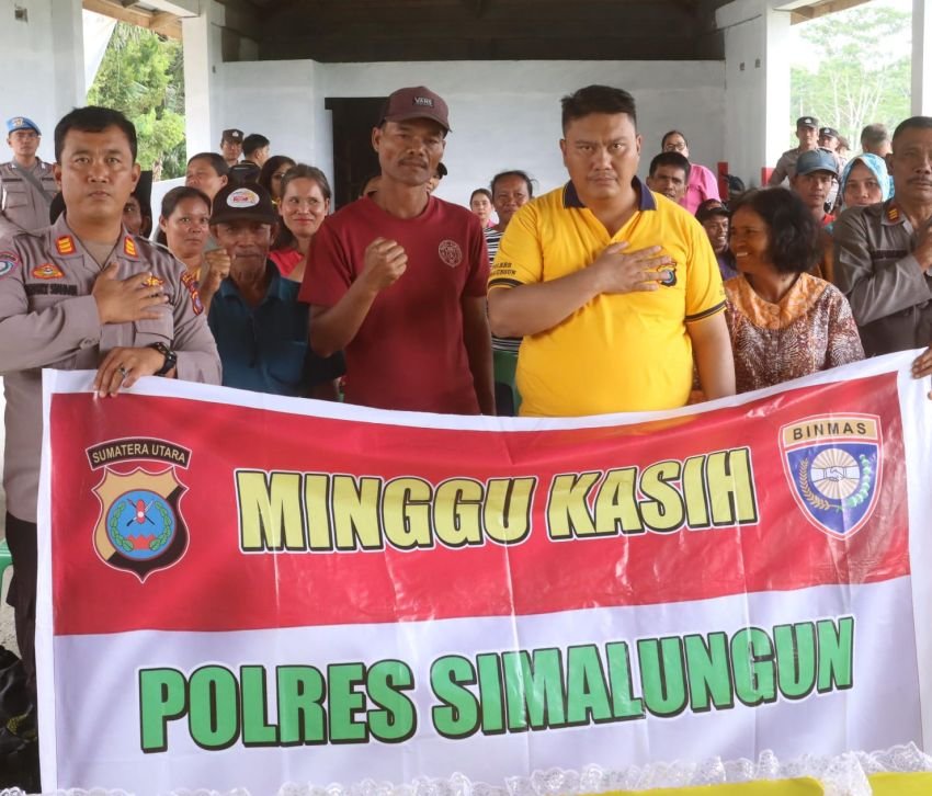 Kapolres Simalungun Pimpin Kegiatan "Minggu Kasih" Beri Bantuan Sosial di Slum Area Sidamanik