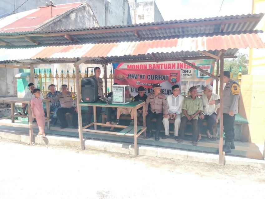 Jumat Curhat, Polsek Tanjung Balai Selatan Ajak Warga Ciptakan Pemilu Damai