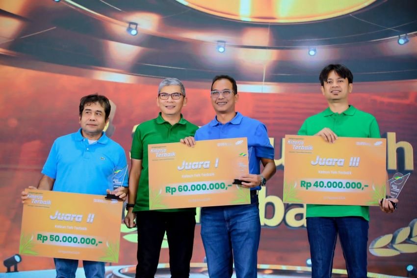 Kebun & Pabrik Teh PTPN IV Regional II Dapat Penghargaan Terbaik I se PTPN Group