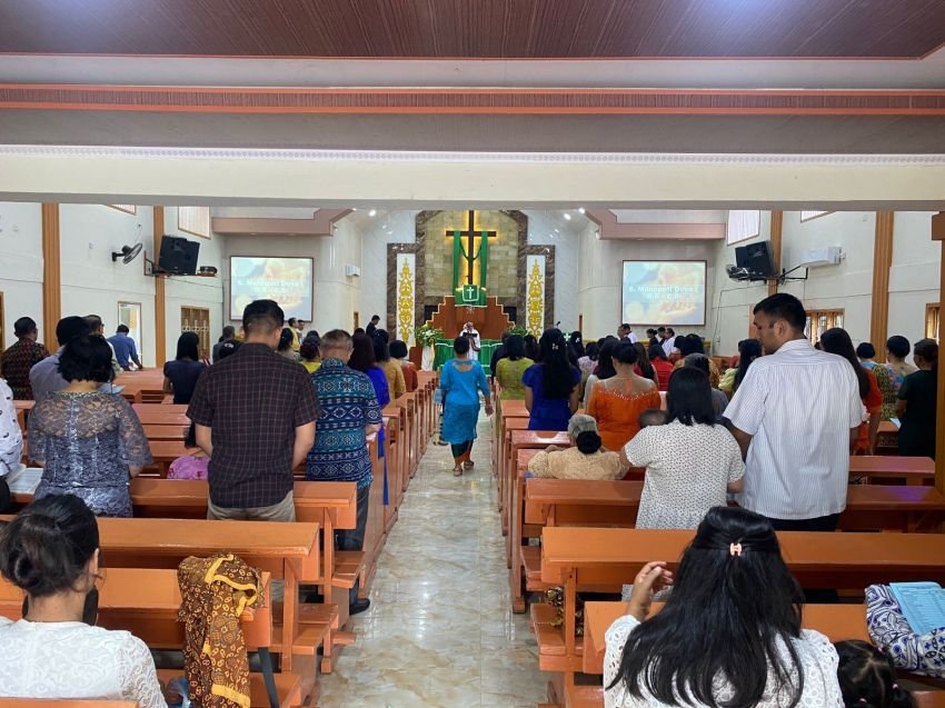 Untuk Kenyamanan Beribadah Minggu, Polres Tanjung Balai Hadirkan Personelnya di Setiap Gereja