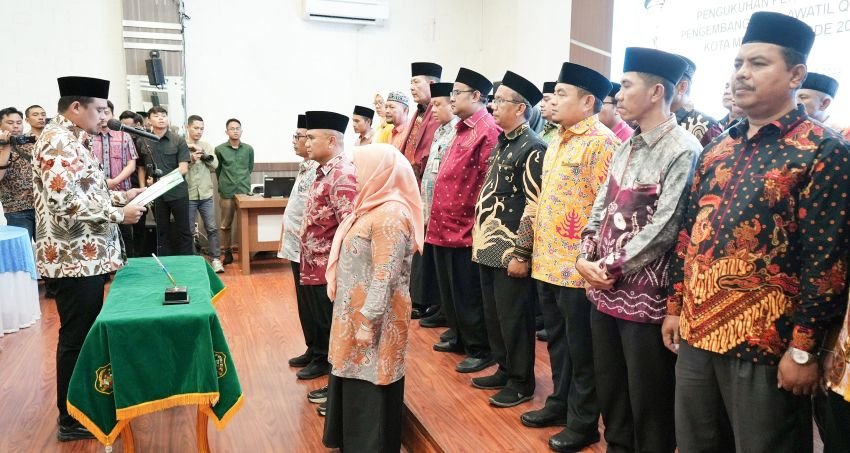 Kukuhkan Pengurus LPTQ Kota Medan, Ini Pesan Yang Disampaikan Wali Kota Medan